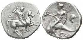 Calabria. Tarentum. ΑΡΙΣΤΟΚΛΗΣ, magistrate circa 272-240 BC. Nomos AR