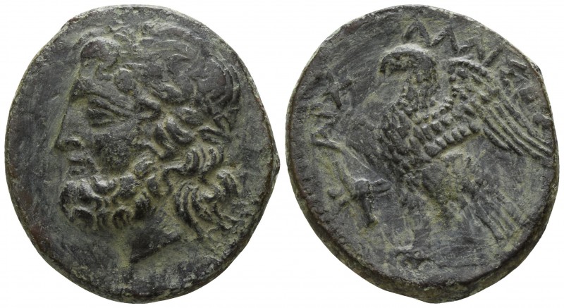 Sicily. Alaisa Archonidea 241 BC.
Bronze Æ

22mm., 6,63g.

Head of laureate...