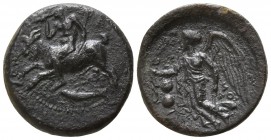 Sicily. Himera circa 430-409 BC. Hexas AE