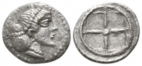 Sicily. Syracuse. Deinomenid Tyranny 485-466 BC. Litra AR