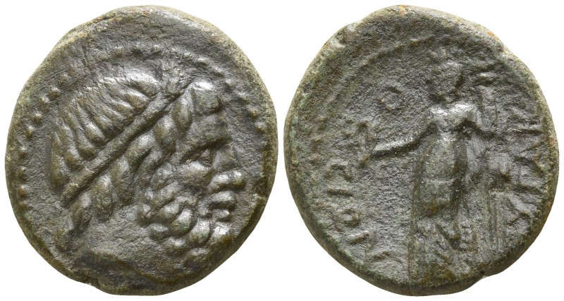 Sicily. Syracuse. Time of Roman Rule. 212-150 BC.
Bronze Æ

20mm., 7,09g.

...