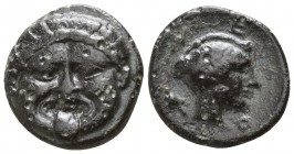 Macedon. Neapolis circa 424-350 BC. Bronze Æ