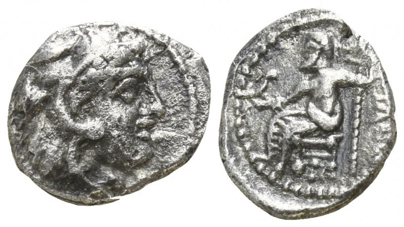 Kings of Macedon. Uncertain mint. Alexander III "the Great" 336-323 BC.
Obol AR...