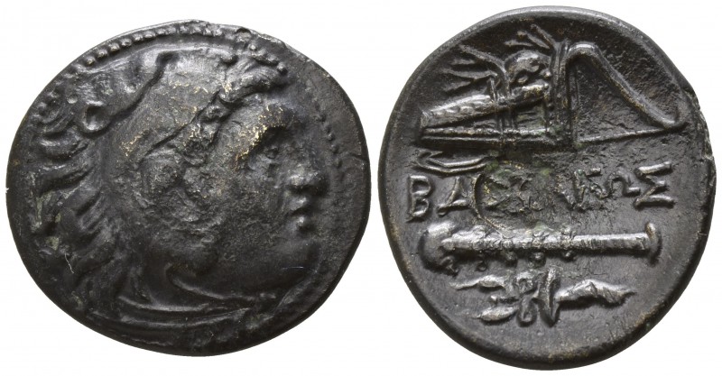 Kings of Macedon. Uncertain mint. Alexander III "the Great" 336-323 BC.
Bronze ...