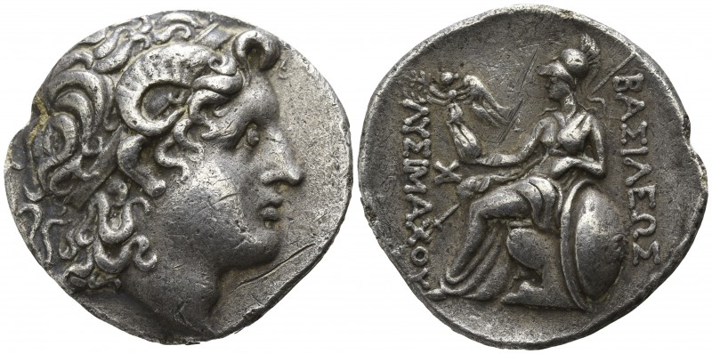 Kings of Thrace. Uncertain mint. Lysimachos 305-281 BC.
Tetradrachm AR

30mm....