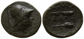Moesia Inferior. Kallatis. ΟΛΥΜ-, magistrate circa 300-200 BC. Bronze Æ