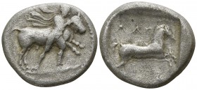 Thessaly. Larissa 430-400 BC. Drachm AR