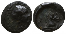Thessaly. Pharsalos circa 420-350 BC. Chalkous AE