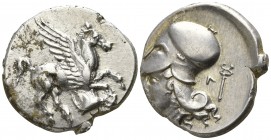 Akarnania. Leukas circa 350 BC. Stater AR