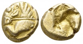 Asia Minor. Uncertain Mint circa 550-400 BC. Hemihekte EL