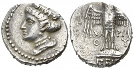 Pontos. Amisos as Peiraieos. ΧΑΡΙ-, magistrate circa 400-300 BC. Drachm AR