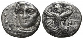 Paphlagonia. Sinope 410-375 BC. Trihemiobol AR