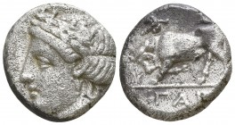 Troas. Gargara circa 400-284 BC. Drachm AR
