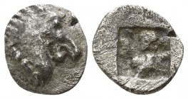 Aeolis. Kyme  circa 520-470 BC. Tetartemorion AR