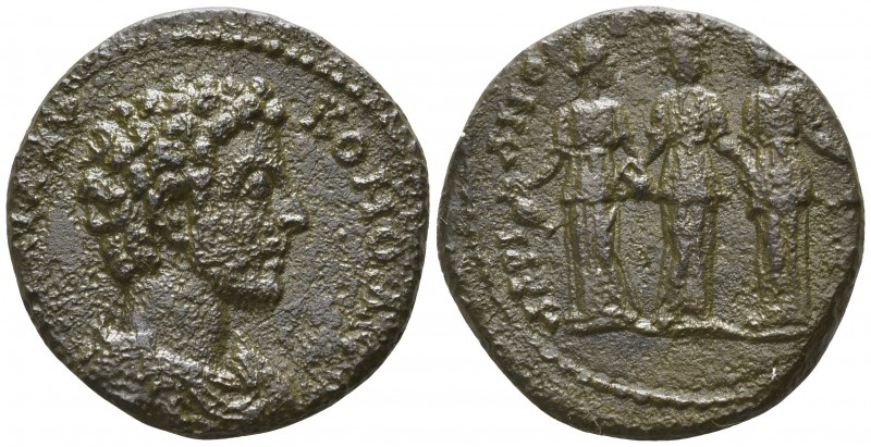 Moesia Inferior. Marcianopolis. Commodus AD 180-192.
Bronze Æ

23mm., 6,94g....