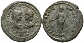 Moesia Inferior. Tomis. Gordian and Tranquillina  AD 238-244. Tetrassarion AE