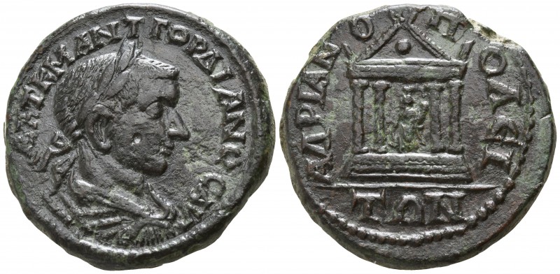 Thrace. Hadrianopolis. Gordian III. AD 238-244.
Bronze Æ

27mm., 12,46g.

A...