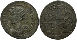 Caria. Antiocheia ad Maeander  . Gallienus AD 253-268. Medallion AE
