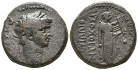 Phrygia. Hierapolis Claudius AD 41-54. Bronze Æ