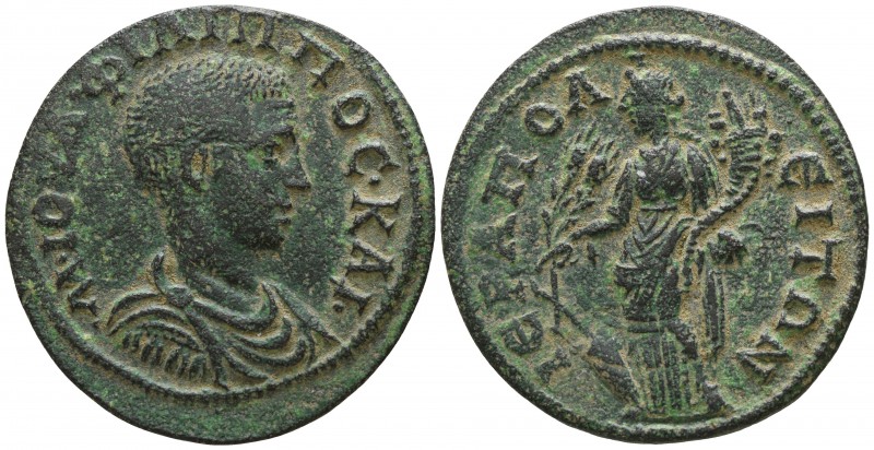 Phrygia. Hierapolis . Philip II as Caesar AD 244-247.
Bronze Æ

29mm., 8,83g....