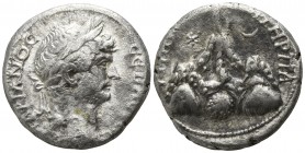 Cappadocia. Caesarea-Eusebeia. Hadrian AD 117-138. Didrachm AR
