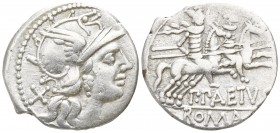 P. Paetus 138 BC. Rome. Denar AR