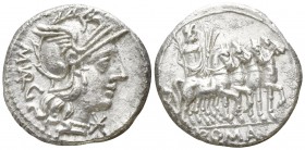 M. Vargunteius 130 BC. Rome. Denar AR