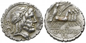 Q. Antonius Balbus 83-82 BC. Rome. Denar AR