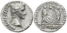 Augustus 27-14 BC. Lugdunum. Denarius AR