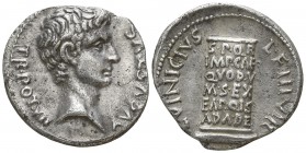 Augustus 27-14 BC. Rome. Denarius AR