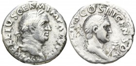 Vitellius AD 69-69. Rome. Denar AR