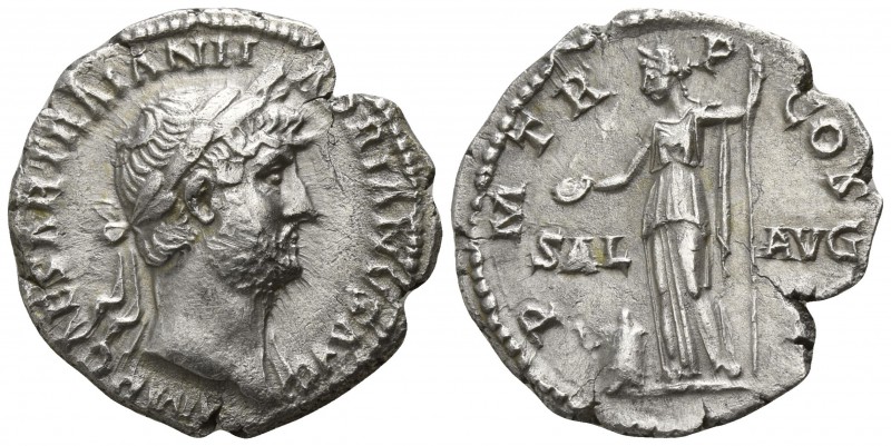 Hadrian AD 117-138. Rome
Denar AR

18mm., 2,86g.

IMP CAESAR TRAIAN H-ADRIA...