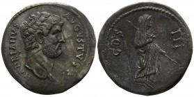 Hadrian AD 117-138. Sardeis. Cistophorus AR