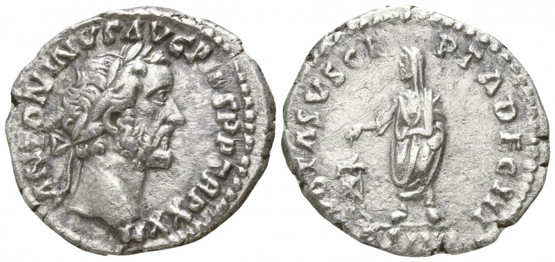 Antoninus Pius AD 138-161. Rome
Denar AR

18mm., 2,87g.

ANTONINVS AVG PIVS...
