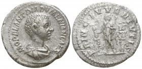 Diadumenianus AD 218-218. Rome. Denar AR