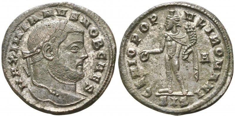 Galerius Maximianus as Caesar AD 293-305. Siscia
Follis Æ

29mm., 9,79g.

M...