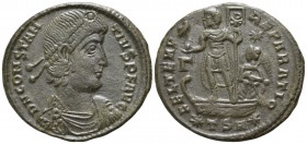 Constantius II AD 337-361. Thessaloniki. Nummus Æ