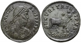 Julianus II AD 360-363. Constantinople. Follis Æ