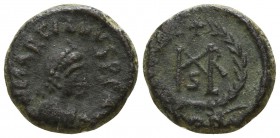 Marcianus AD 450-457. Constantinople. Nummus Æ