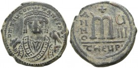 Tiberius II Constantine AD 578-582. Theoupolis (Antioch). Follis Æ