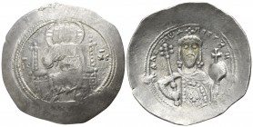 Alexius I Comnenus  AD 1081-1118. Constantinople. Billon Aspron Trachy