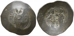 Andronicus I Comnenus.  AD 1183-1185. Constantinople. Billon aspron trachy