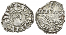 Sancho Ramirez AD 1063-1094. Kingdom of Navarre and Aragon. Dinero AR
