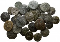 Lot of 51 greek bronze coins / SOLD AS SEEN, NO RETURN!
