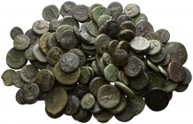 Lot of 136 greek bronze coins / SOLD AS SEEN, NO RETURN!