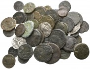 Lot of 50 roman imperial coins / SOLD AS SEEN, NO RETURN!