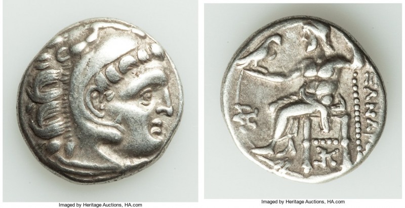 MACEDONIAN KINGDOM. Alexander III the Great (336-323 BC). AR drachm (18mm, 4.43 ...