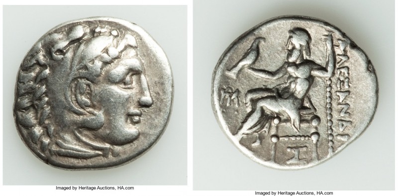MACEDONIAN KINGDOM. Alexander III the Great (336-323 BC). AR drachm (19mm, 4.16 ...