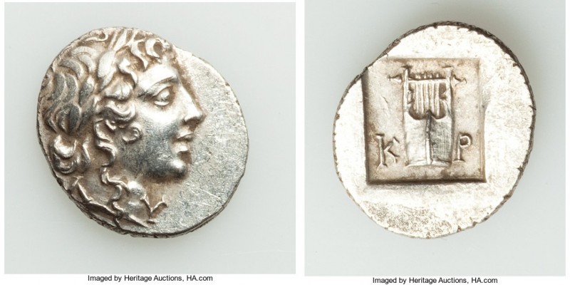 LYCIAN LEAGUE. Cragus. Ca. 48-20 BC. AR hemidrachm (16mm, 1.90 gm, 2h). Choice X...