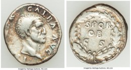Galba (AD 68-69). AR denarius (19mm, 3.51 gm, 5h). VF, Fine Style. graffiti. Rome, July AD 68-January AD 69. IMP SER GALBA AVG, bare head of Galba rig...